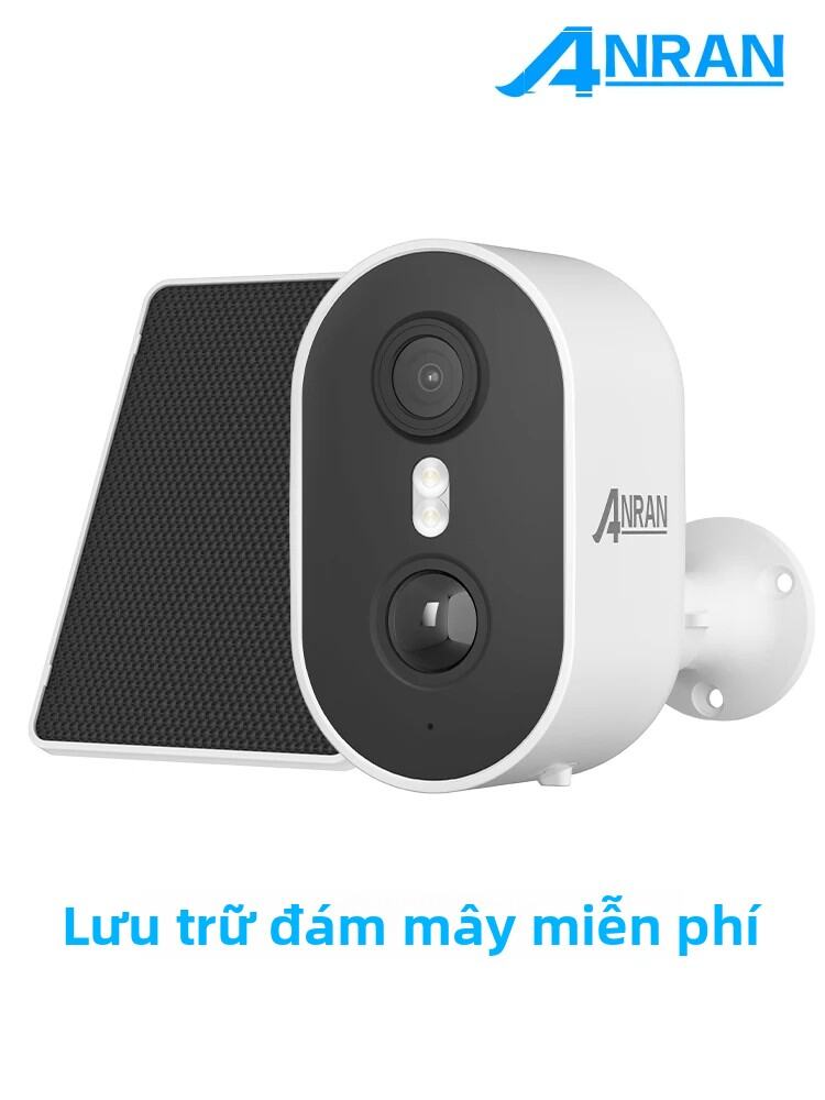 ANRAN 3MP Camera An Ninh Năng Lượng Mặt Trời Ngoài Trời Với Hình Người Phát Hiện Màu HD Tầm Nhìn Ban Đêm Giám Sát Không Dây Miễn Phí Lưu Trữ Đám Mây Giá  745,200 Đồng*Miễn phí vận chuyển