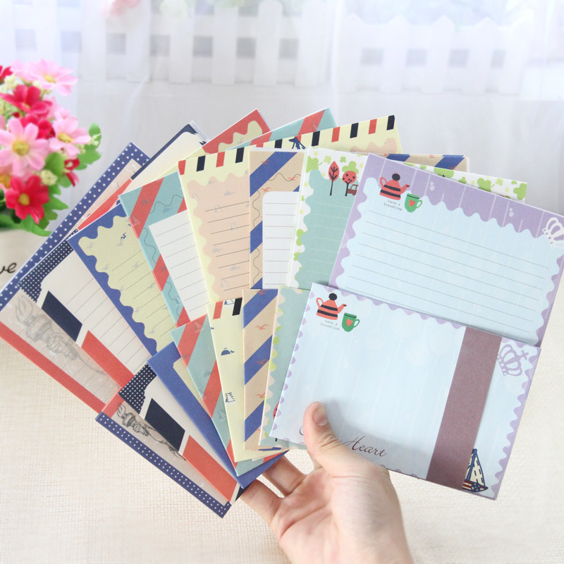 Giấy viết thư tâm tình kèm bao thư