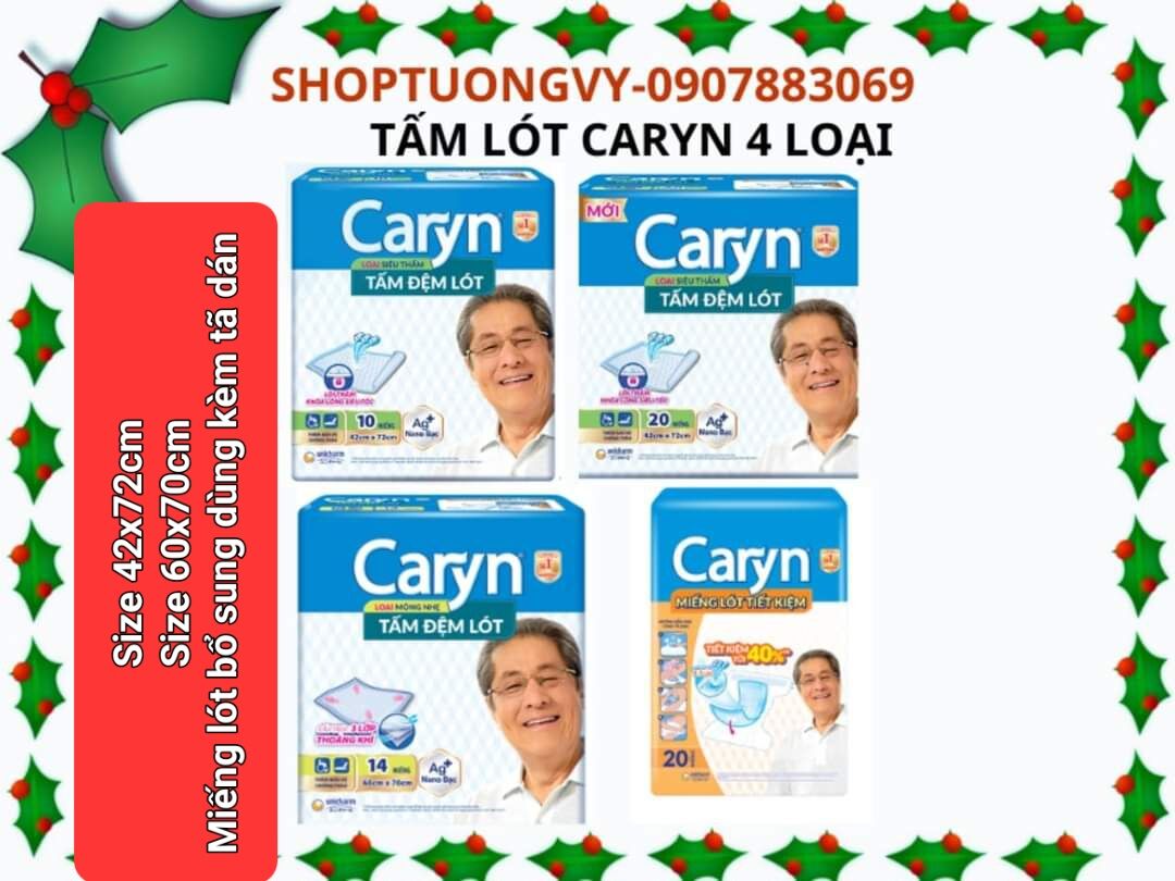 Tấm lót chóng tràn 14m caryn / sunmate size 60 x 70 cm với gói 14 miếng loại khổ lớn đã có tại shop tuongvy