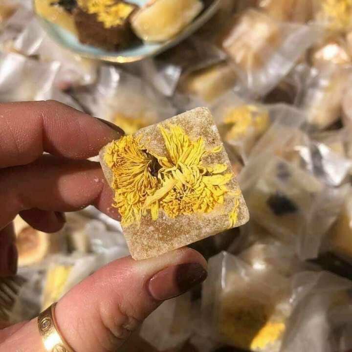 500g trà hoa cúc đường phèn mật ong