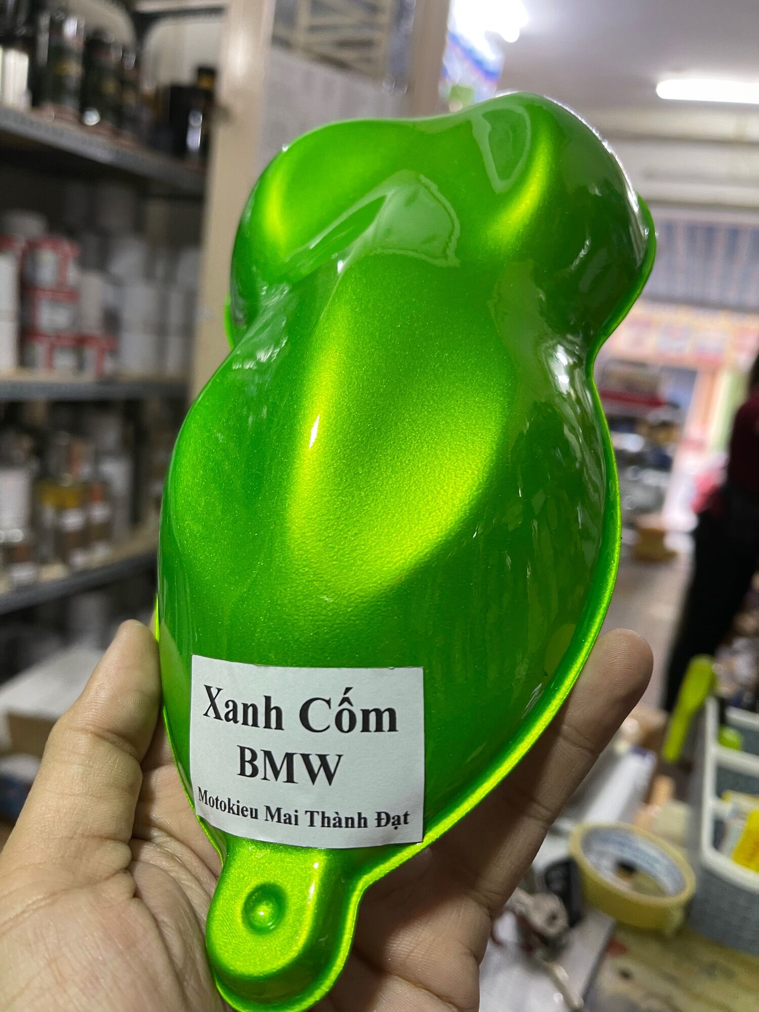 Màu sơn Xanh Cốm BMVV hệ 1K ( Sơn oto xe máy )Maithanhdat