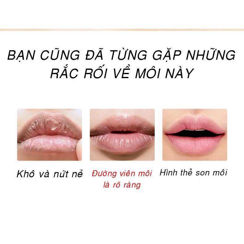 Set 2 son dưỡng căng mọng môi heyxi