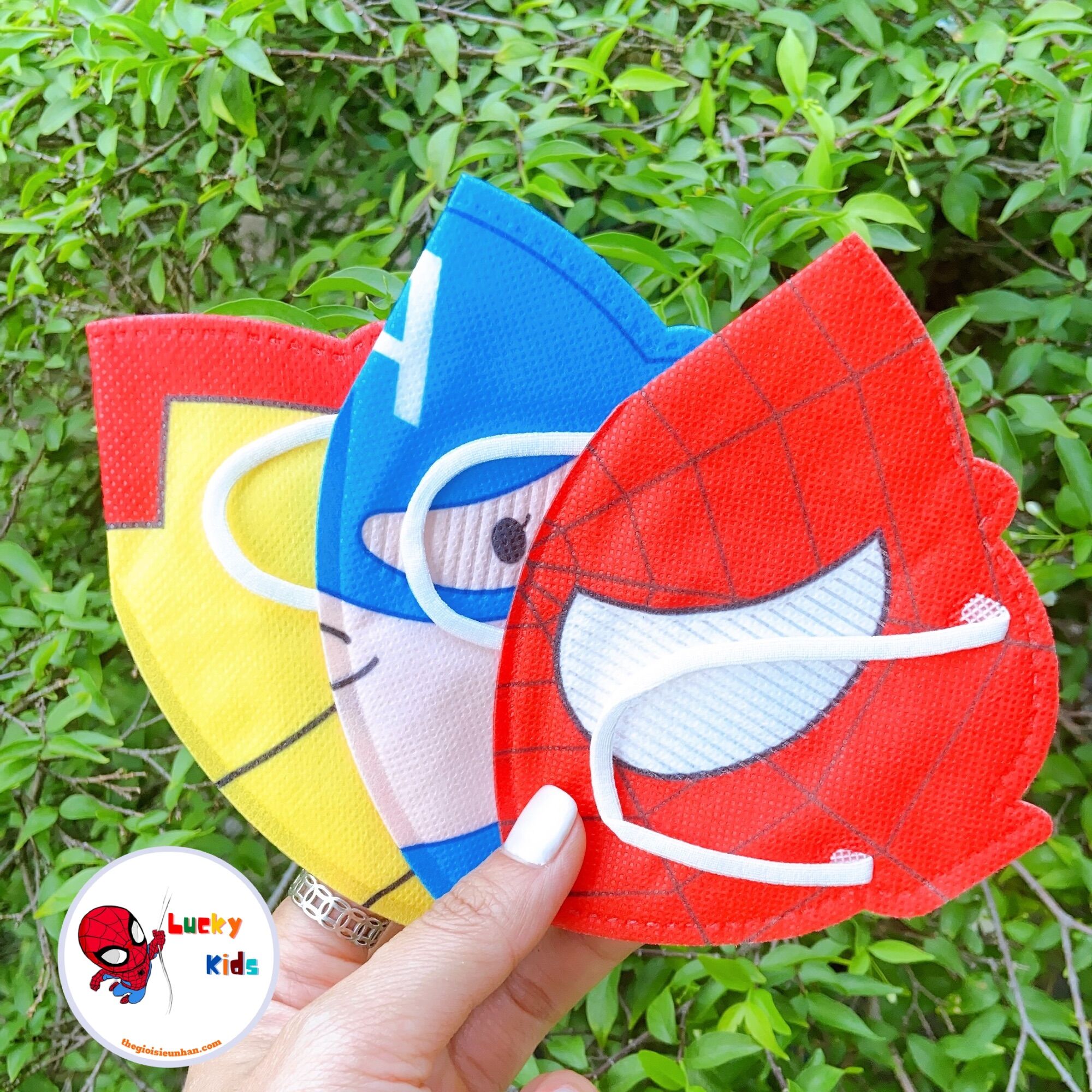TÚI 10c KHẤU TRANG SIÊU NHÂN KITTY