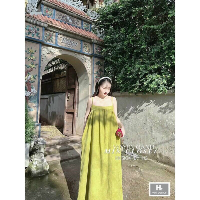 Váy maxi 2 dây dáng dài cực xinh
