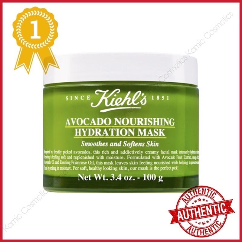 [Hcm][Bill Us] Mặt Nạ Bơ Kiehls - Kiehls Nourishing Hydrating Mask 100Ml