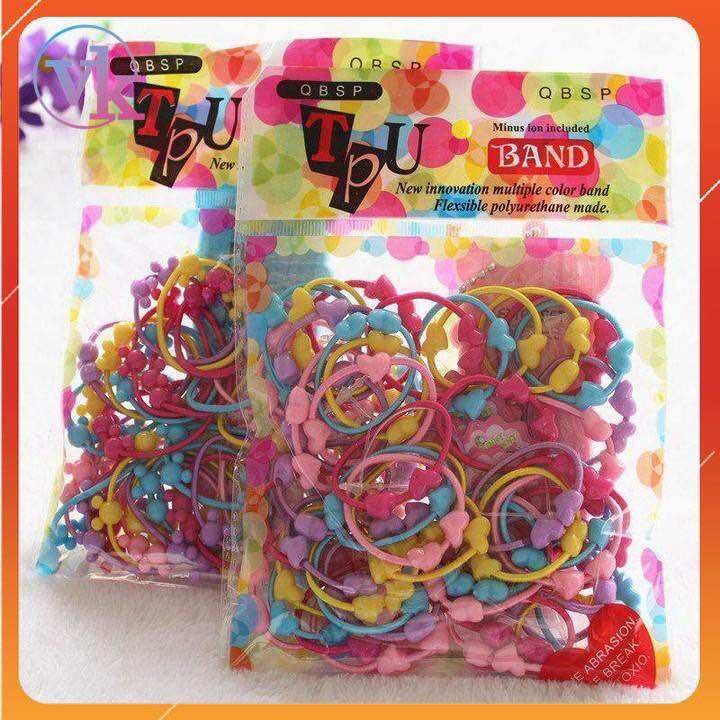Dây chun buộc tóc cho bé/50 dây