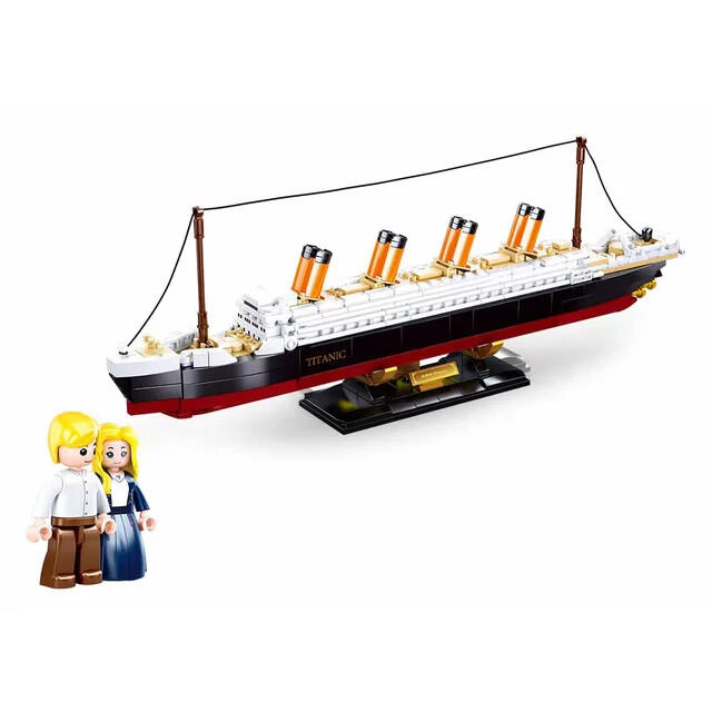 Bộ đồ chơi lắp ráp khối xây dựng mô hình tàu Titanic