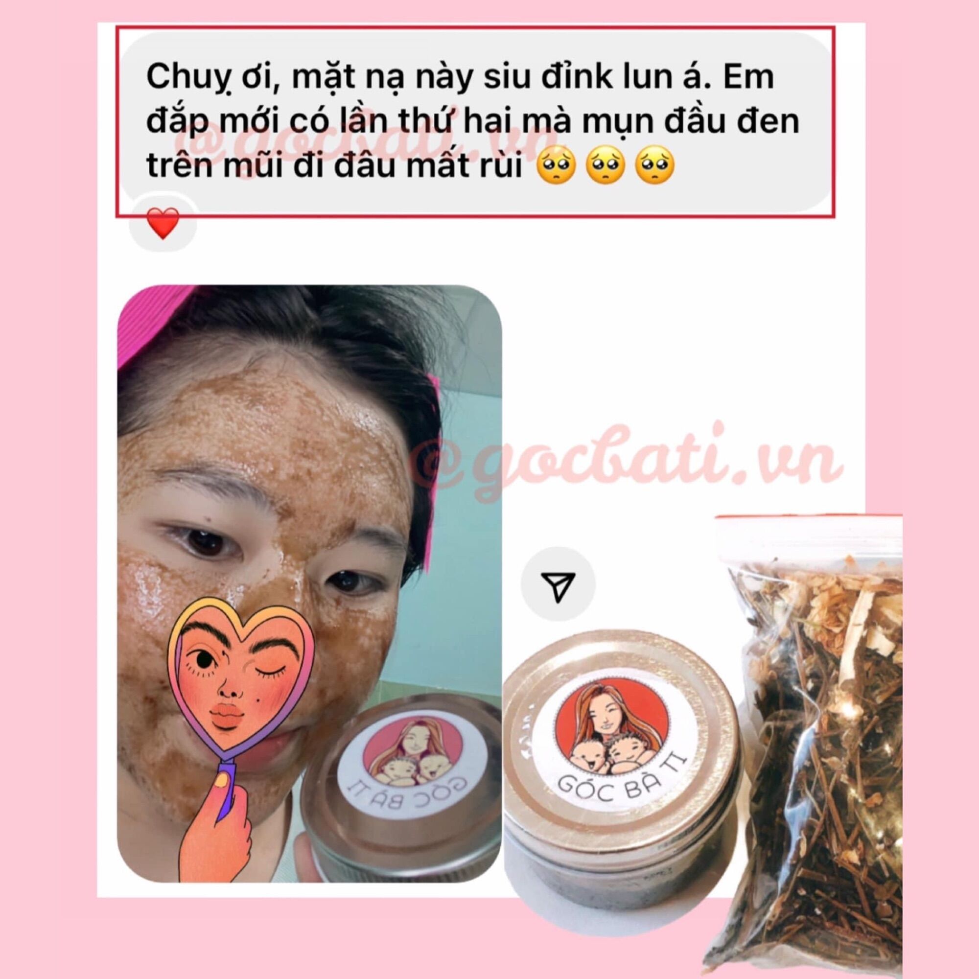 NẠ CHƯNG THẢO DƯỢC KÈM XÔNG