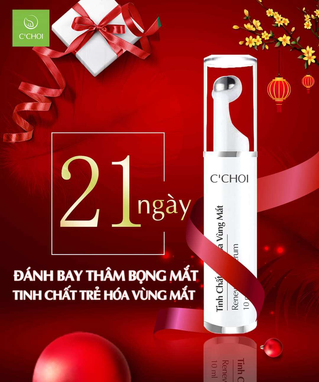 Tinh chất trẻ hóa vùng mắt C'Choi
