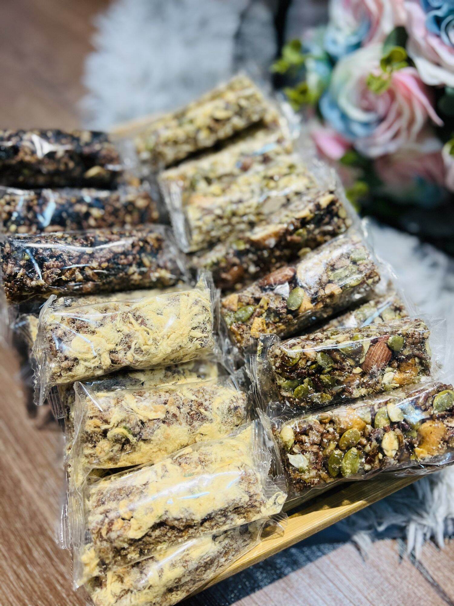 1 kg thanh gạo lứt mix vị ( tặng bịch bánh tráng )