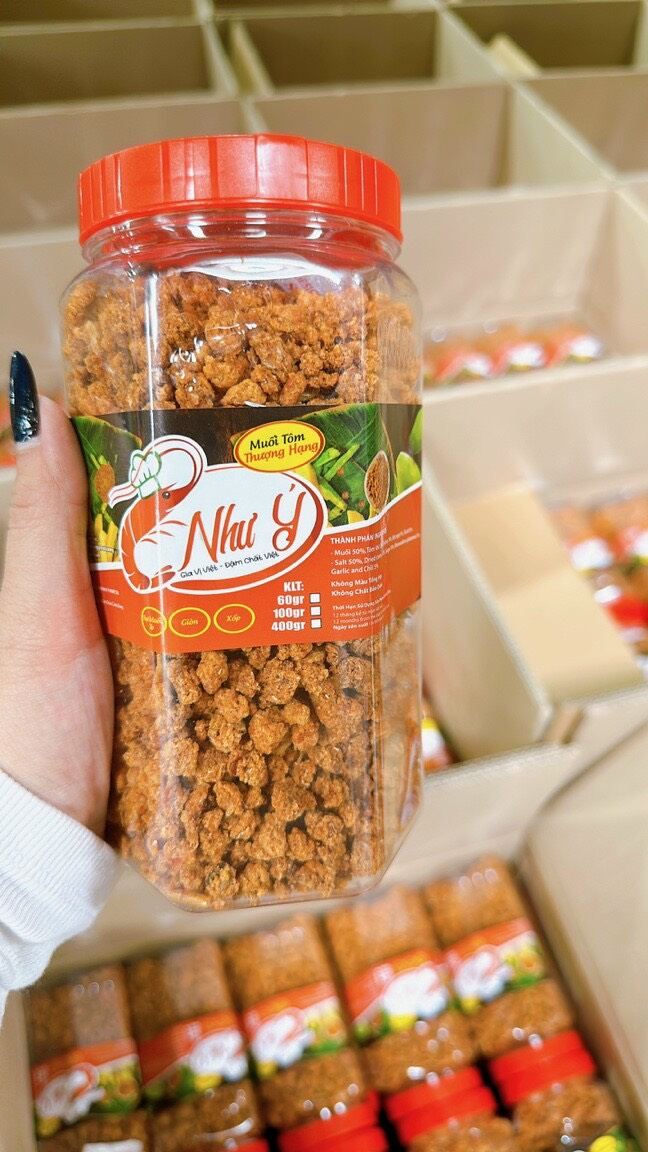 Muối tôm như ý 400g, muối tôm Sóc Trăng