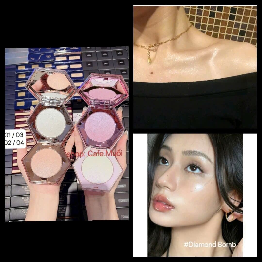PHẤN BẮT SÁNG Fen ty Beauty Diamond Bomd 8g ❌DÙNG ĐC CHO CẢ MẶT & BODY