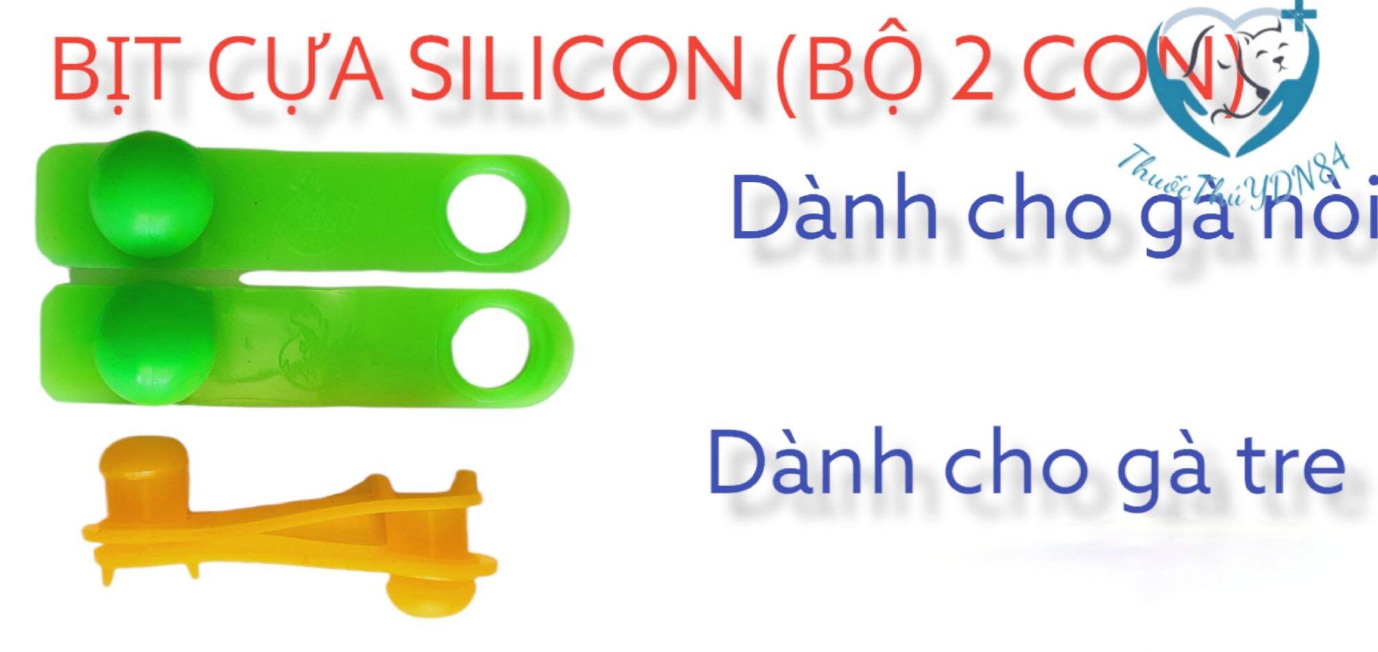 Bịt cựa silicon cho gà nòi, gà tre bộ 2 con
