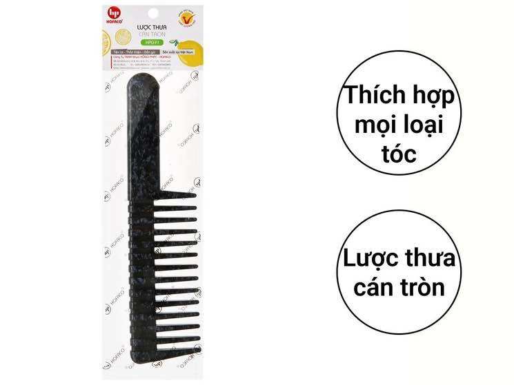 Lược thưa cán tròn Hofaco (giao màu ngẫu nhiên)