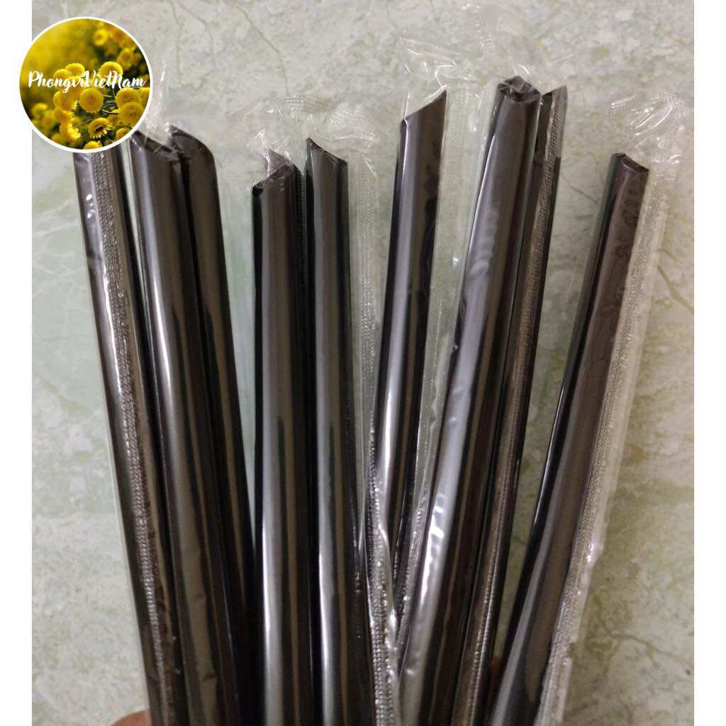 1 bịch Ống hút cà phê, sinh tố phi 8 có bọc