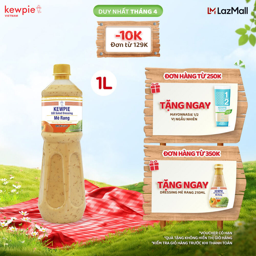 Xốt Salad Dressing Mè Rang Kewpie 1L