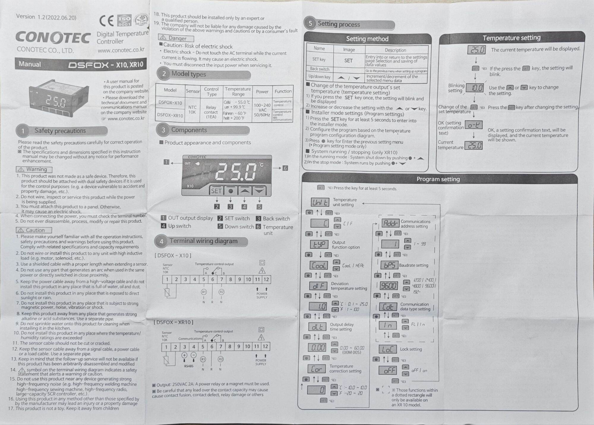 Bộ điều khiển nhiệt độ Fox X10
