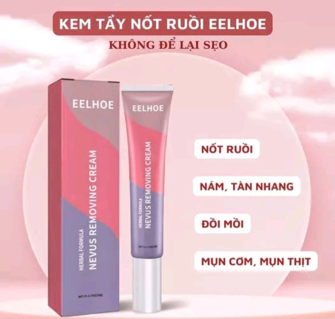 Kem eelhoe tẩy nốt ruồi, mụn thịt