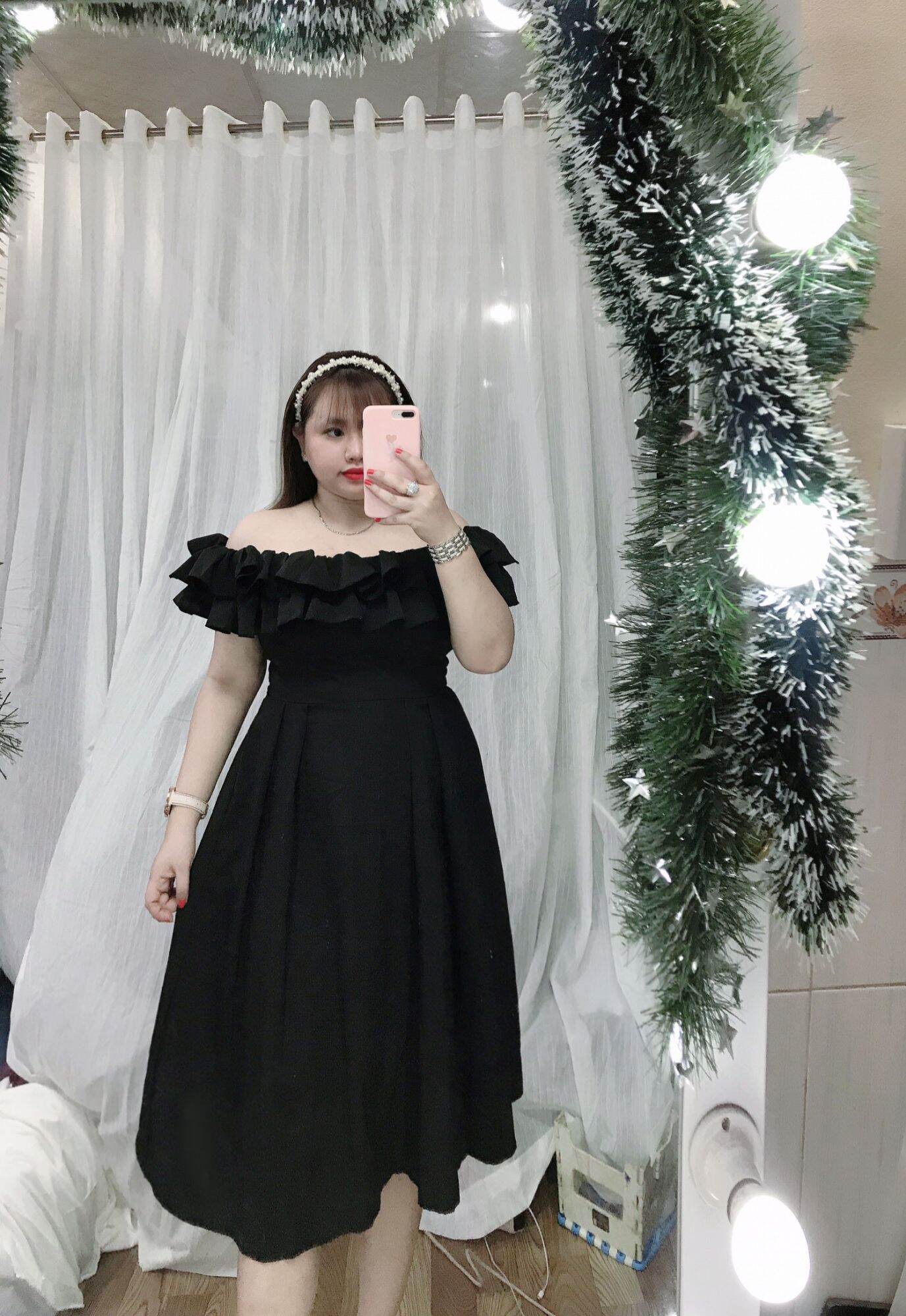 [ BIGSIZE 55-150kg ] Đầm Trễ vai đi tiệc