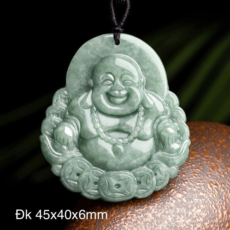 Phật di lạc ngọc cẩn thạch jadeite A
