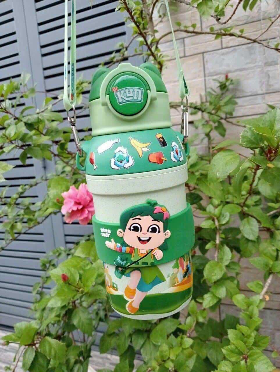 Bình nước kun vô cực nhựa lúa mạch