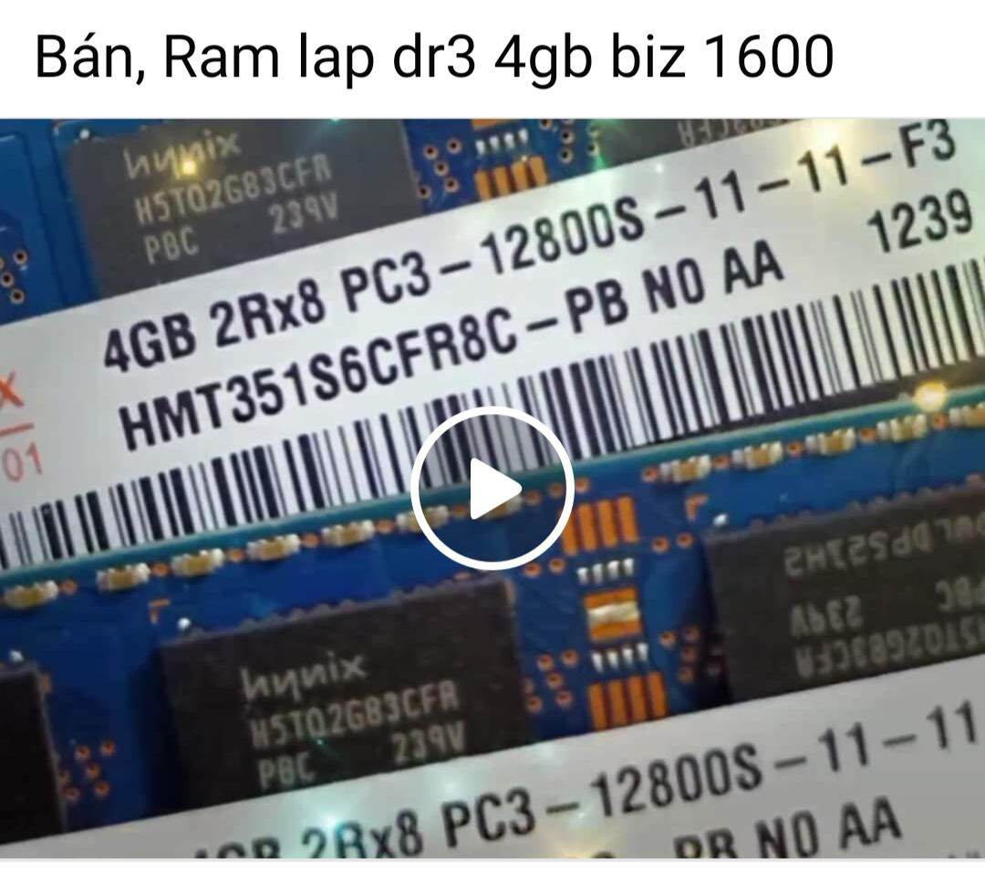 RAM LAPTOP HYNIX 4GB 2RX8 PC3-12800S