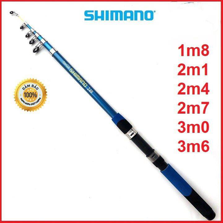 Cần câu cá rút gọn Shimano 1m8 - 3m6 siêu khỏe