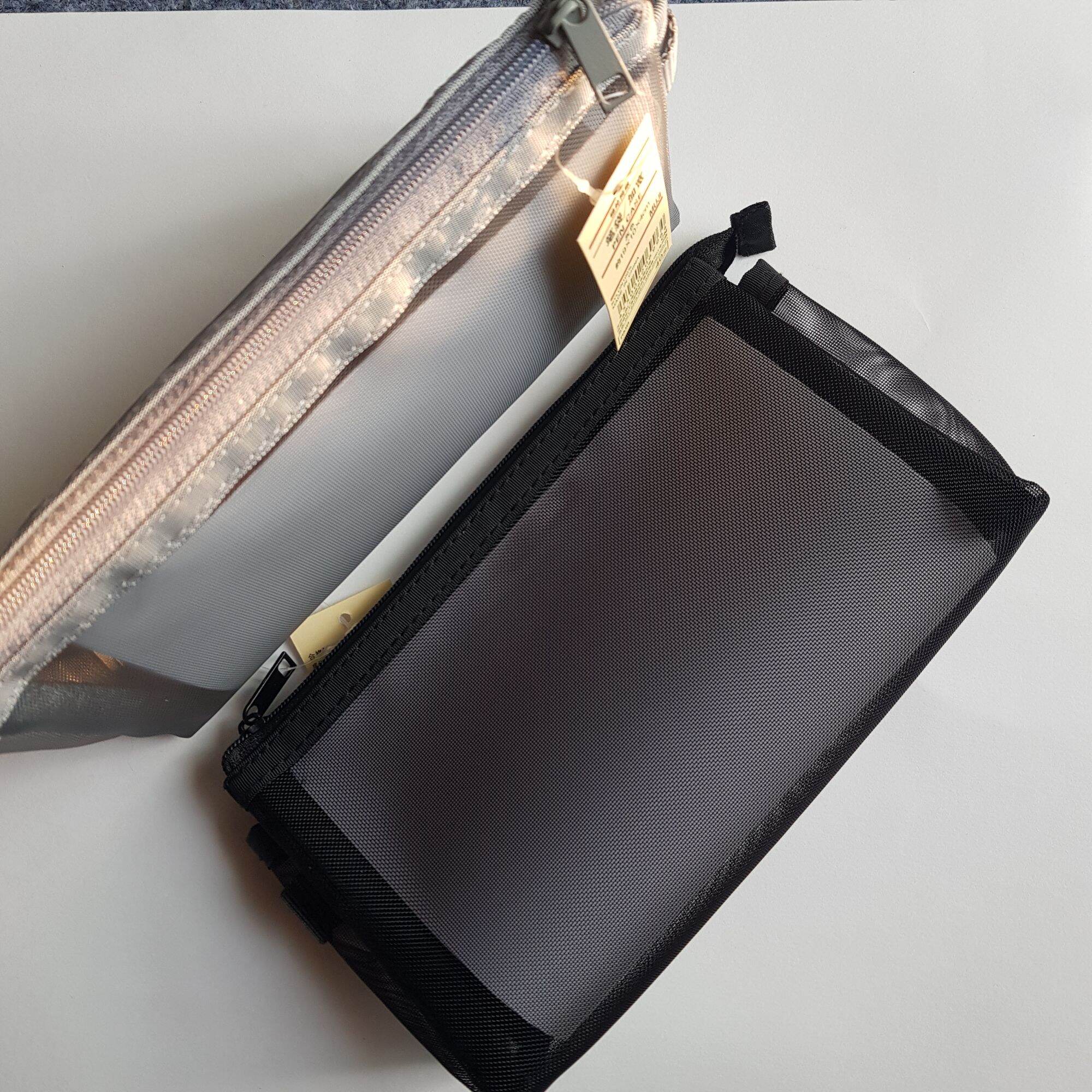 Túi đựng bút Muji dạng lưới tiện dụng (Japan)