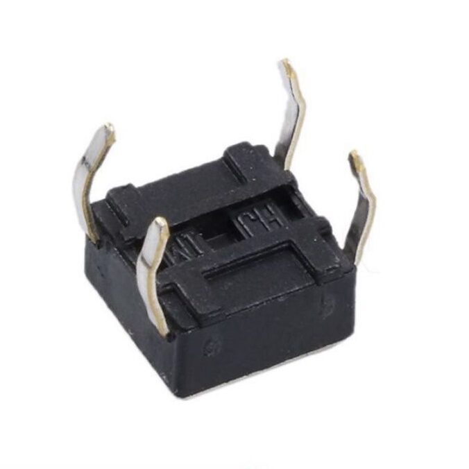 10 chiếc nút nhấn 4 chân phím  bấm bếp từ 6*6*5mm mới