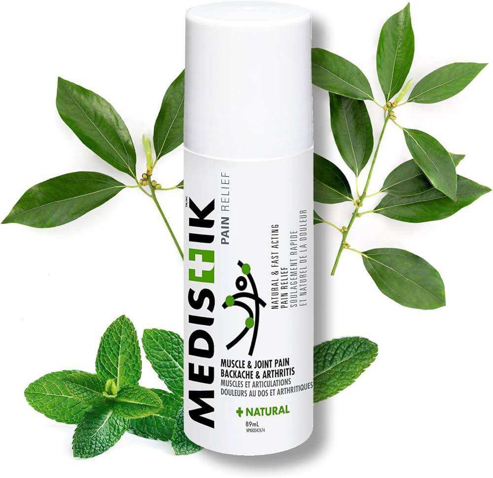 MEDISTIK ICE Roll-On - Gel giảm đau tự nhiên 89ml Muscle& Joint pain