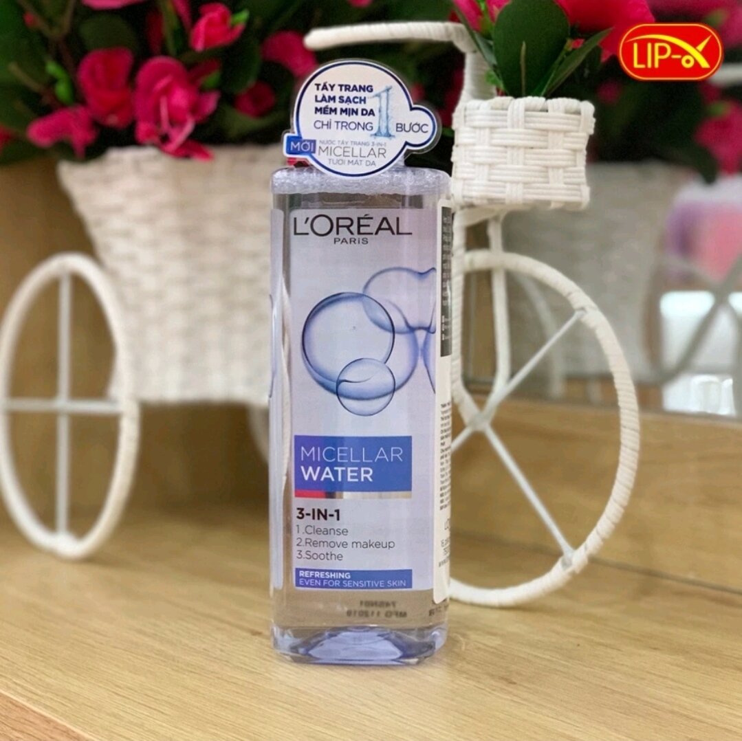 Nước Tẩy Trang L'Oreal 3-in-1 Micellar Water 400ml ( Loreal)