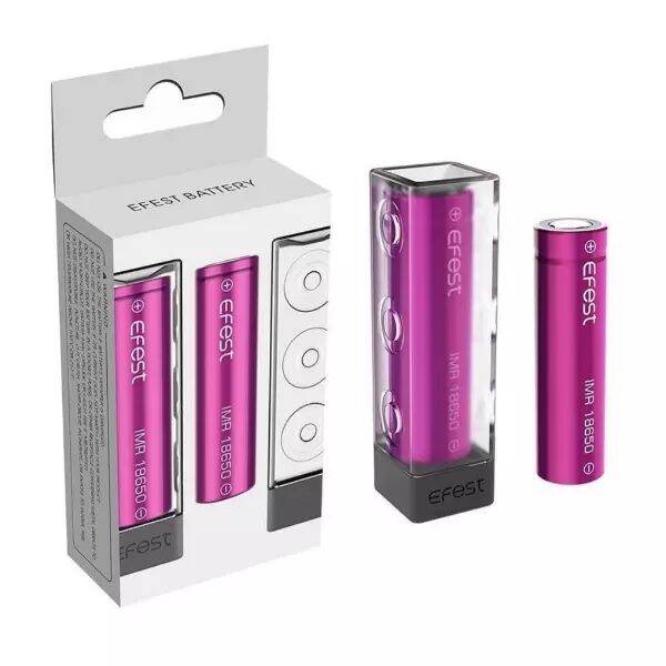 2 pin sạc cao cấp efest 18650 - 2600mah-40a