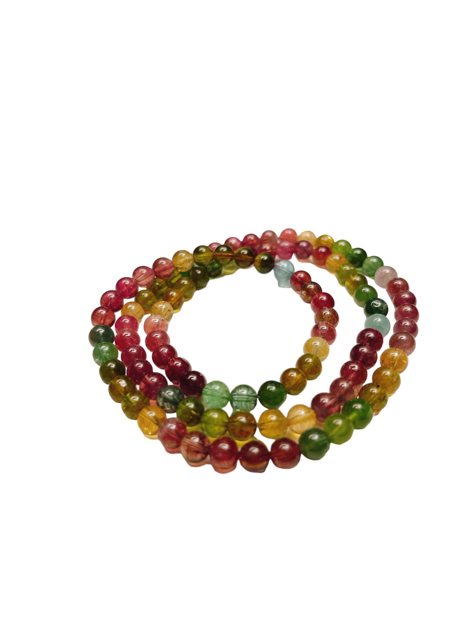 Chuổi cuốn 3 tourmaline vip 6mm