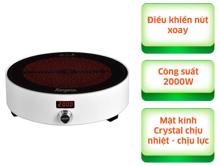 Bếp hồng ngoại đơn Kangaroo KG20IF8 New Hàng chính hãng