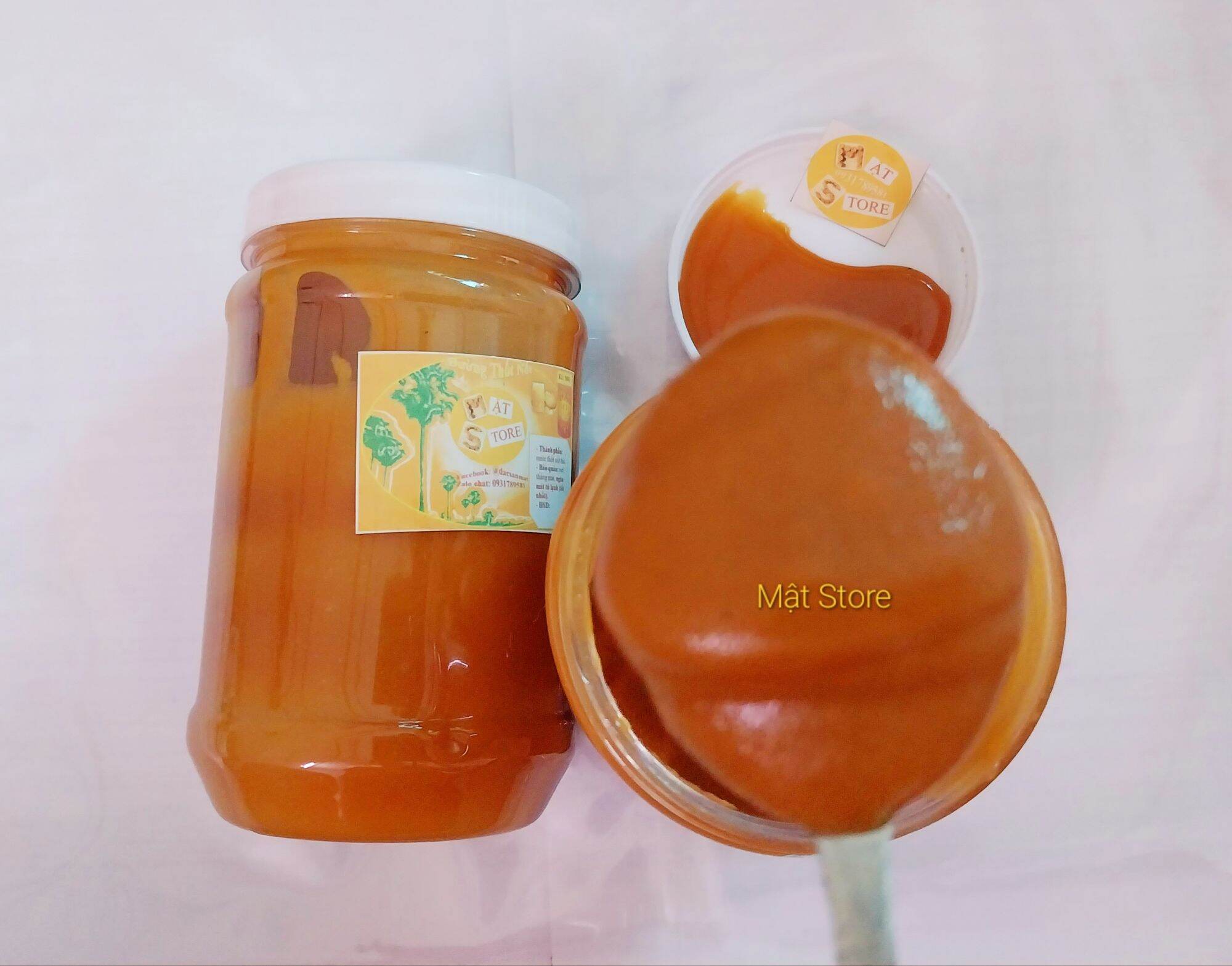 500G HŨ ĐƯỜNG THỐT NỐT MẬT STORE CHẢY DẺO SỆT OGANIC LOẠI ĐẶC BIỆT