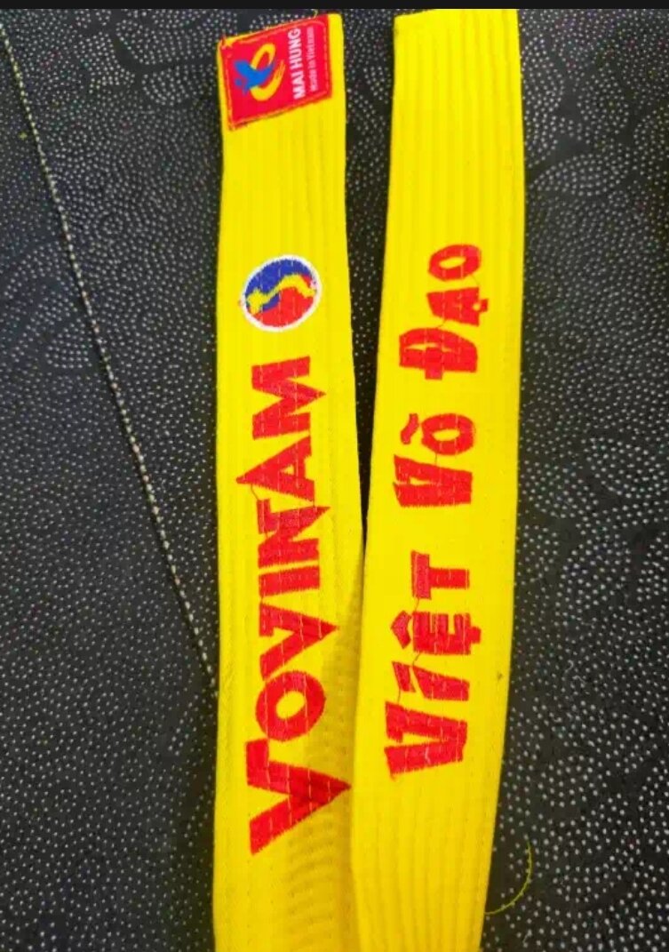 Đai Vàng Vovinam Loại Tốt