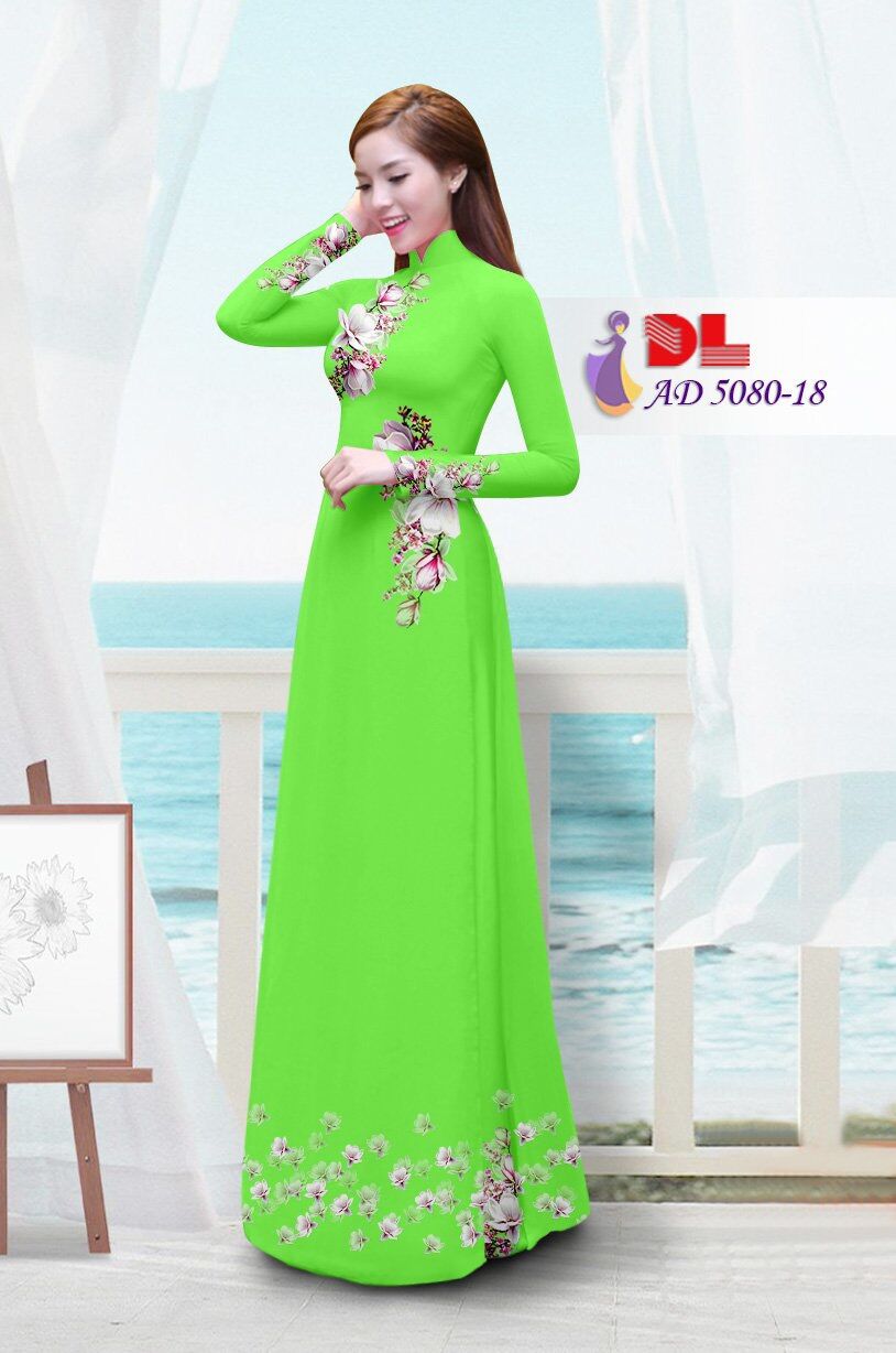 [HCM]Vải áo dài in hoa
