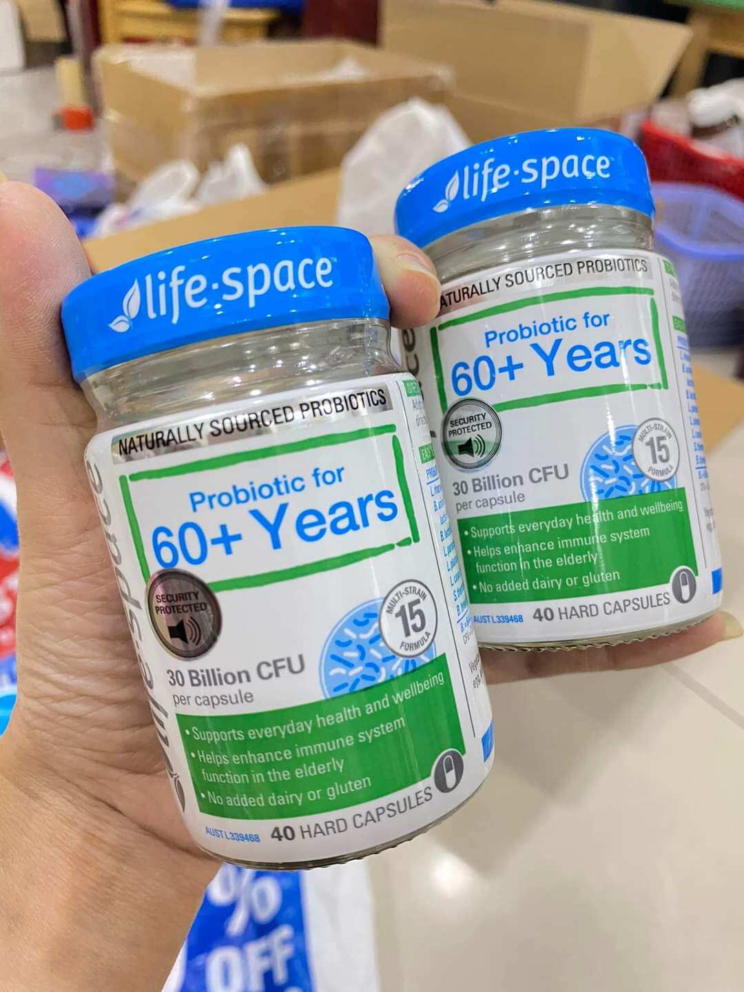 Men Vi Sinh Úc Life Space Probiotic 60+