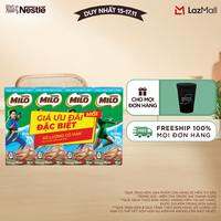 [FREESHIP TOÀN QUỐC] Lốc 4 hộp sữa lúa mạch Milo ÍT ĐƯỜNG 180ml
