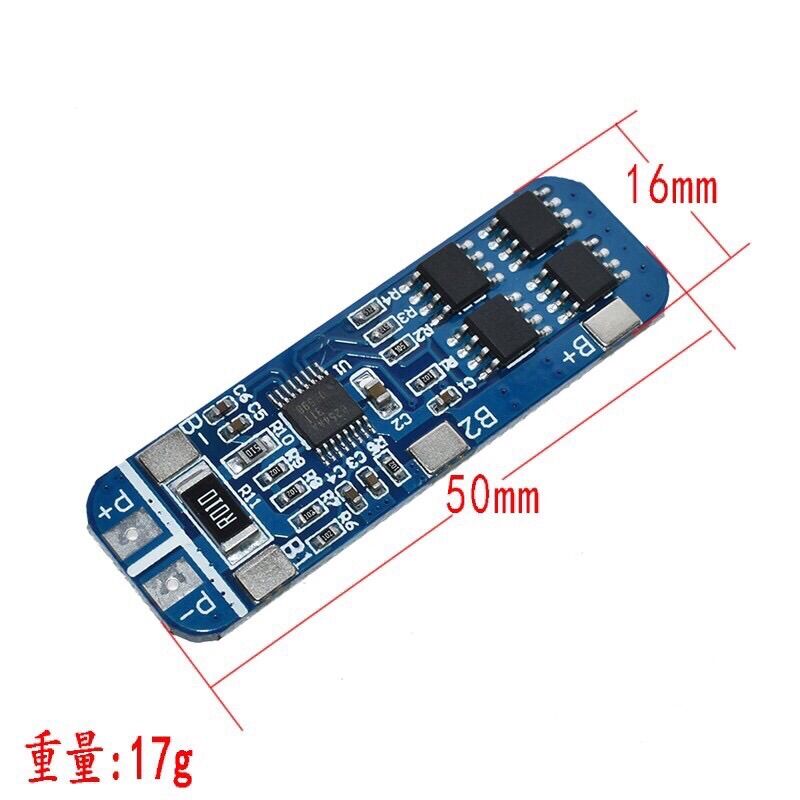 Mạch bảo vệ pin 3S 10A - 12.6V (tiêu chuẩn/cân bằng).