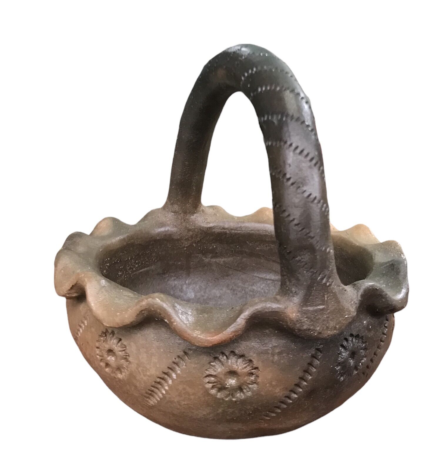 Chậu đất nung trồng sen đá