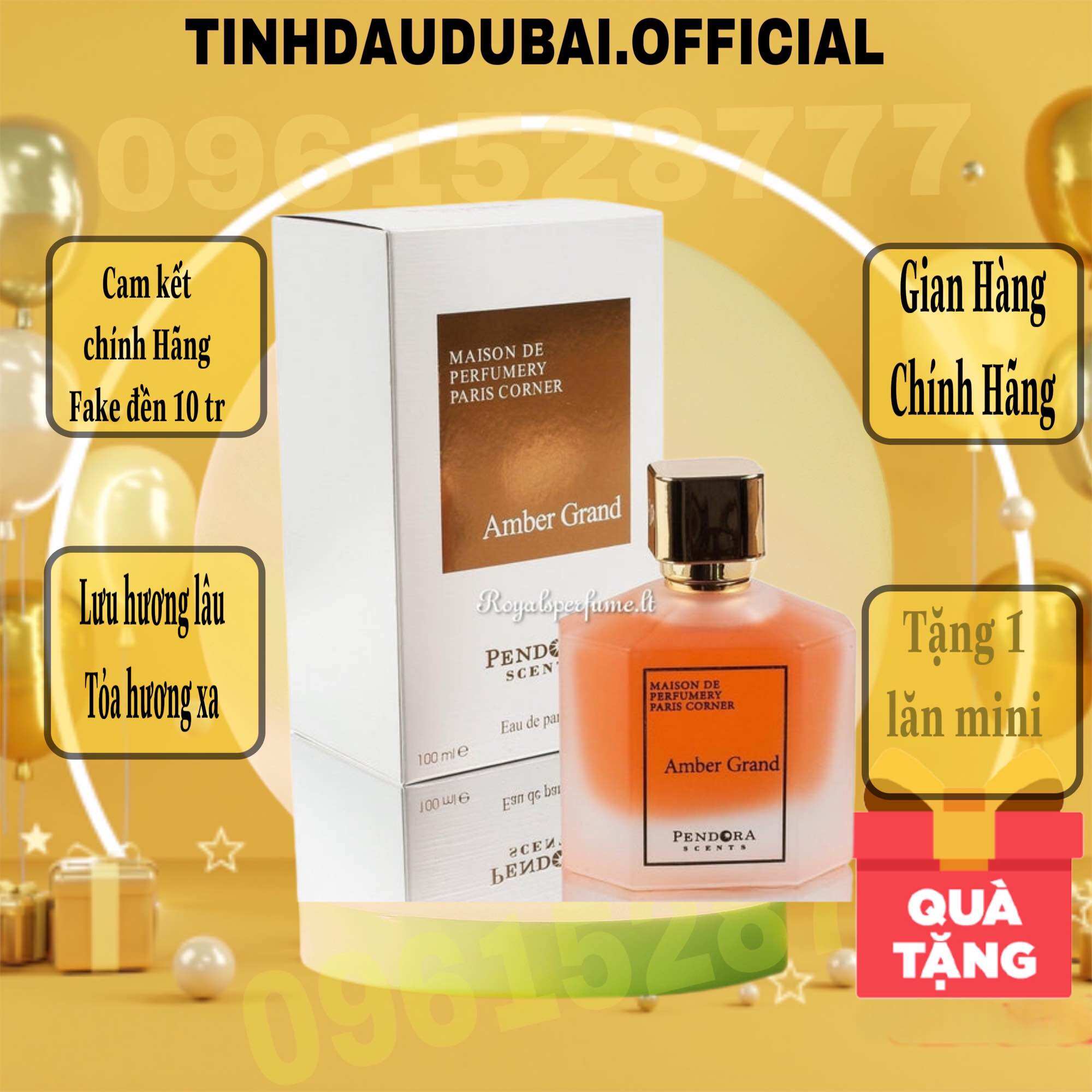 Nước hoa dubai grand amber- 100ml