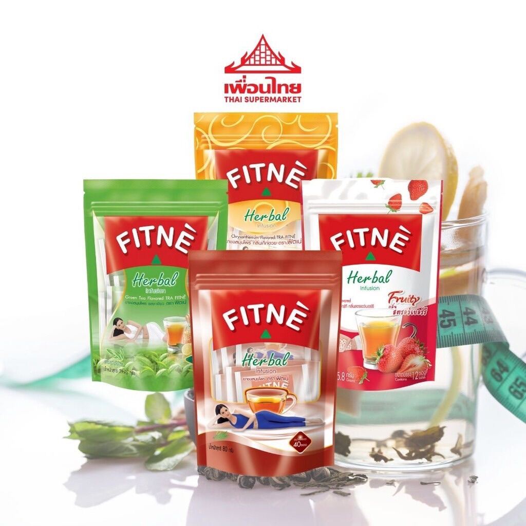 Trà Fitne Herbal thải độc giảm mỡ Thái Lan chính hãng 30-40 gói