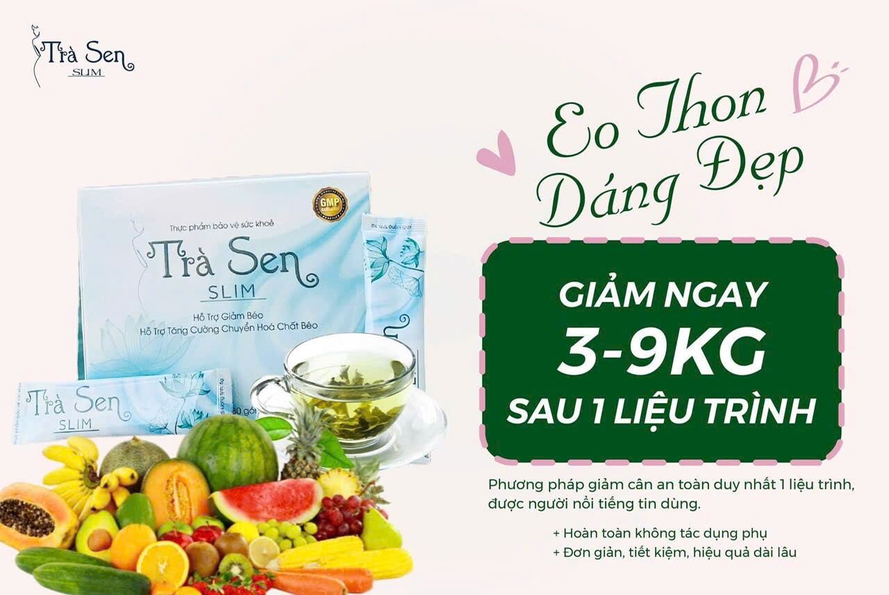 Trà sen slim giảm cân 7 ngày
