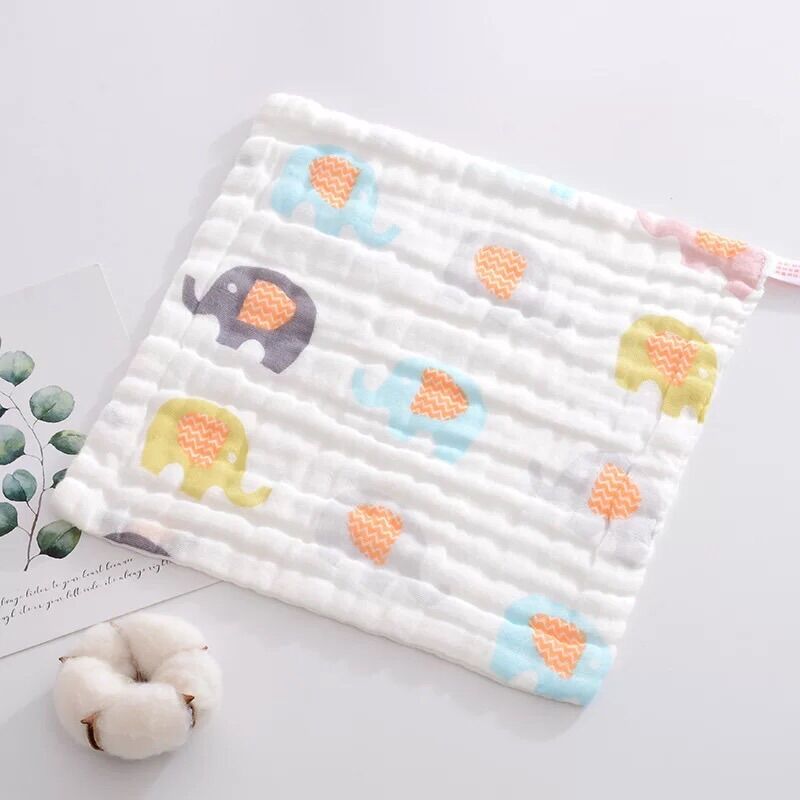 Khăn Xô Sợi Tre 6 Lớp Siêu Thấm Siêu Mềm Cho Bé