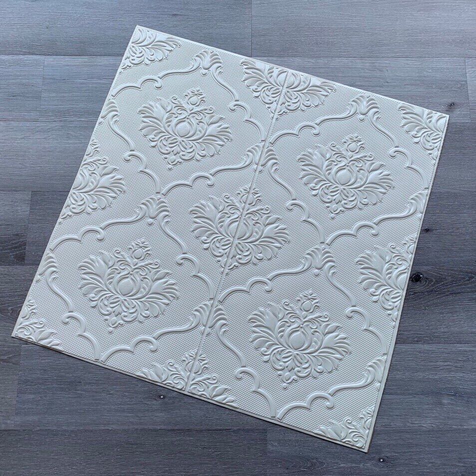 Xốp dán tường hoa văn cổ điển 70x70cm 4li
