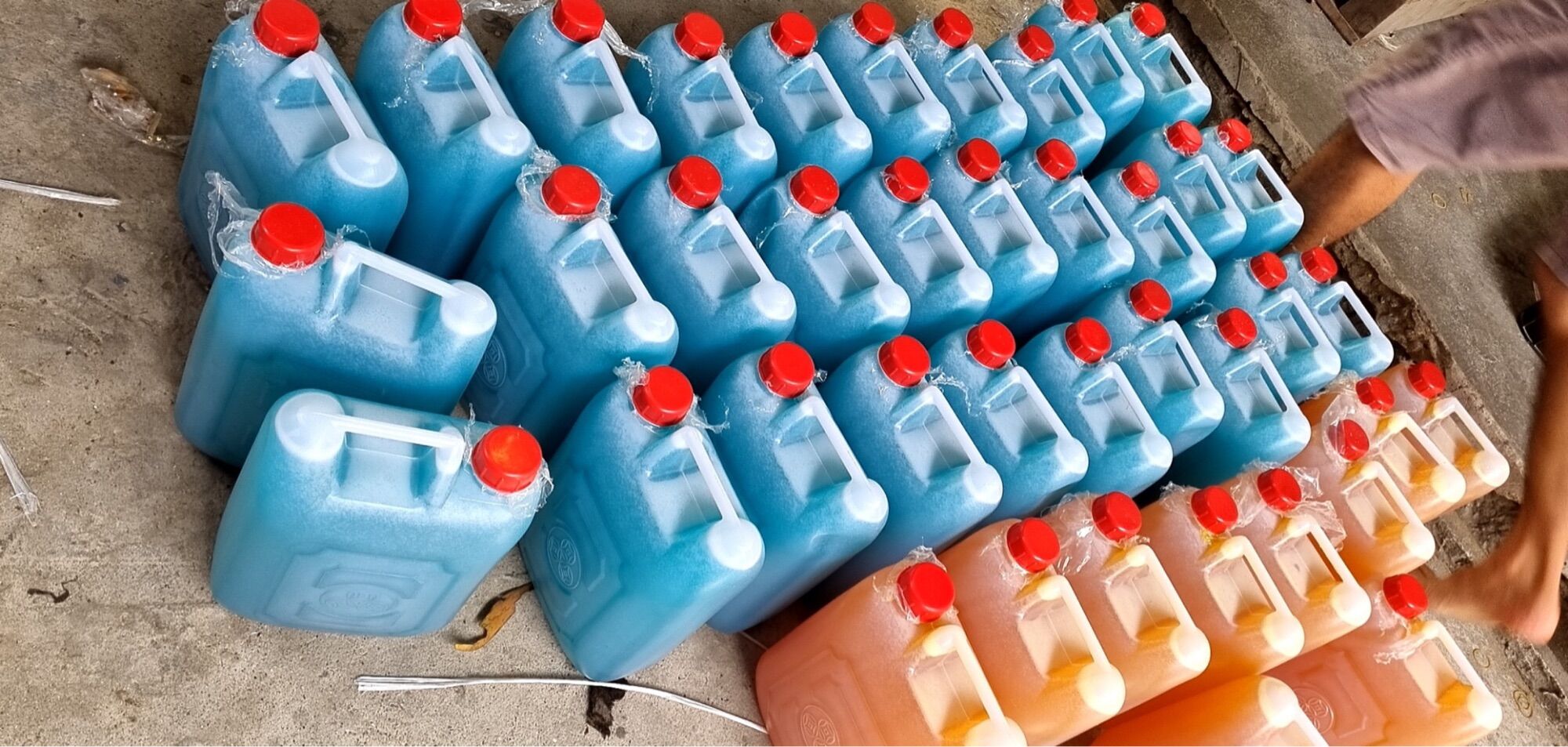 nước rửa chén can 5 lít hương chanh siêu sạch