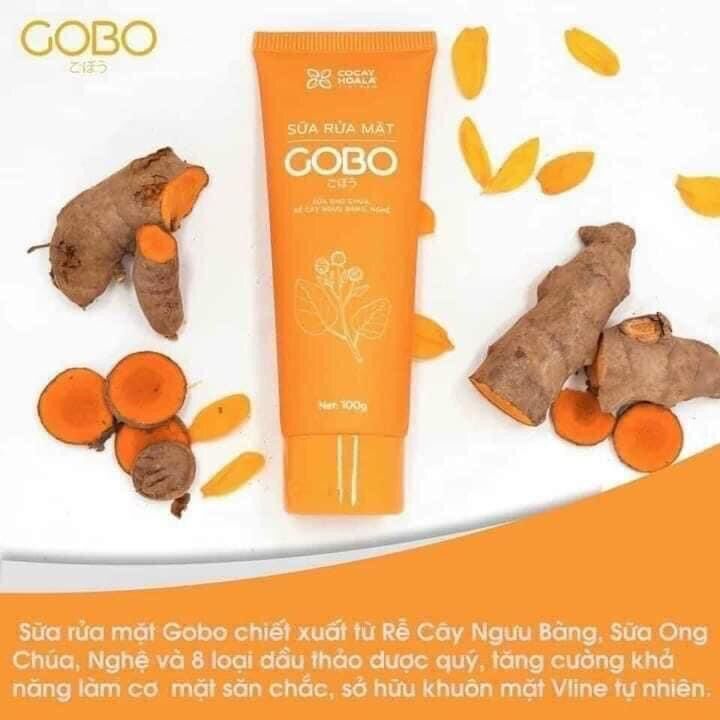 [TẶNG XỊT CHỐNG NẮNG BƠ NGHỆ 220k] Sữa rửa mặt GOBO thảo dược thiên nhiên
