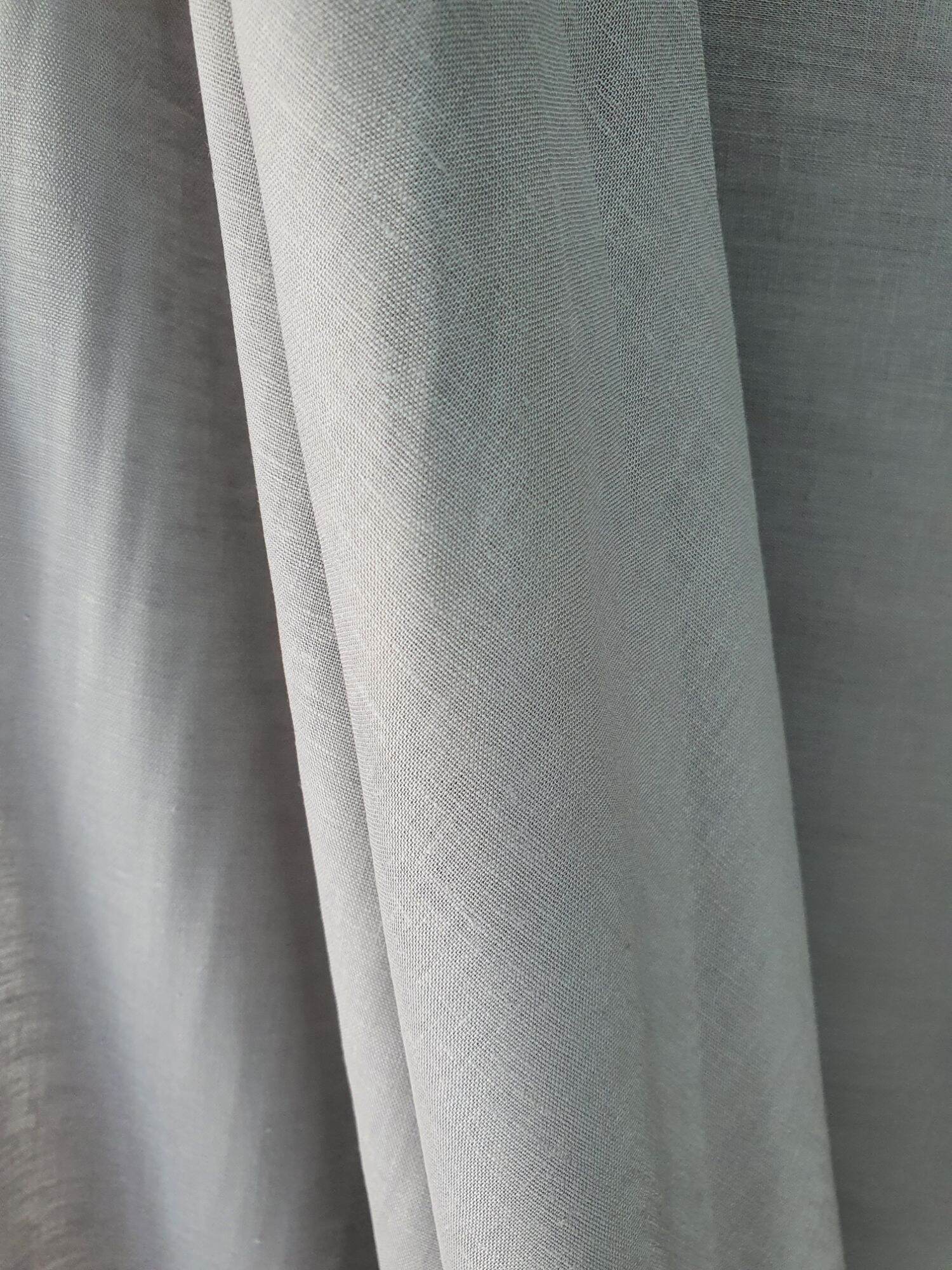 Vải Linen bột Xám