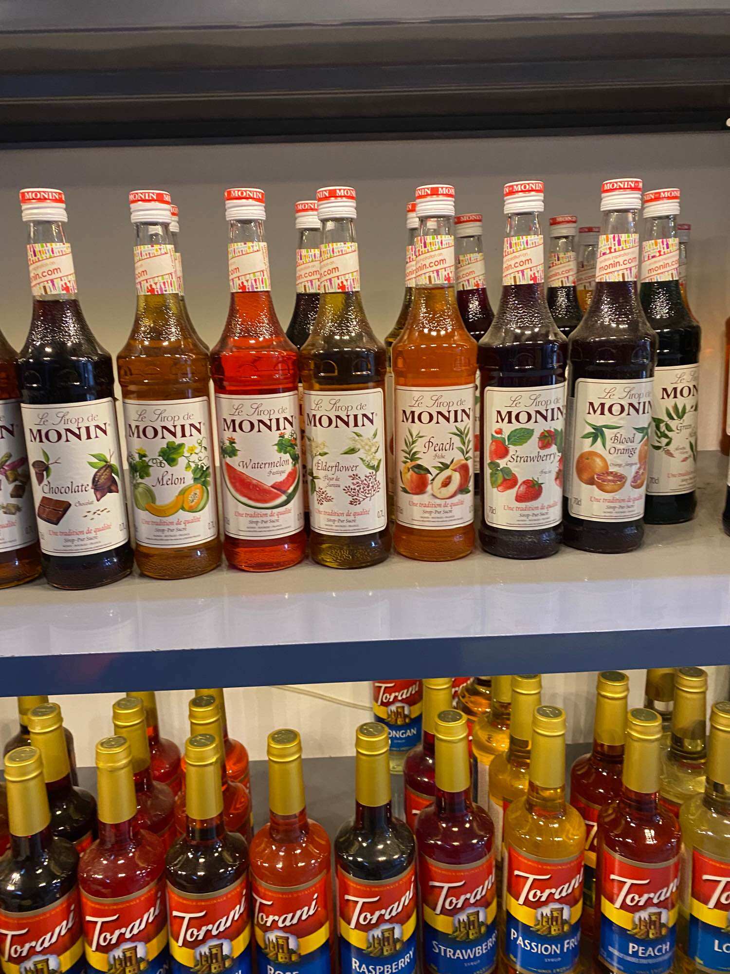 Siro monin chai 700ml đủ vị